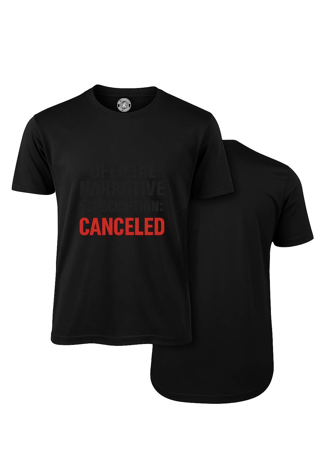 Official Narrative Subscription Canceled T-Shirt (Black)